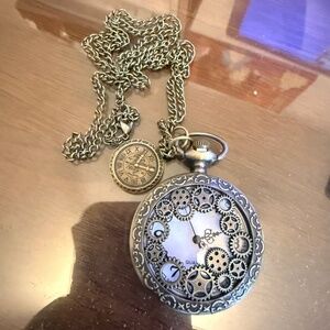 Steampunk pocket watch